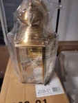 Livex Lighting 2006-01 Outdoor Wall Lantern Beveled Glass Shades, Slight Damage. Fixed Price $59.99.