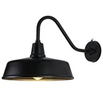 15" Outdoor Gooseneck Barn For Farmhouse Wall Lighting W/ Photocell. Fixed Price $80.75.