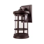 Solus 15.25 In. Bronze Outdoor Round Wall Lantern Sconce Composite Plastic. Fixed Price $15.19.