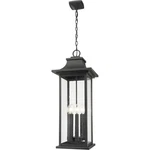Z-lite 5017CHXL-BK Tiberius Outdoor Pendant Chandeller Black. Fixed Price $462.40.