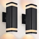 Dusk To Dawn Outdoor Wall 2 Pack, Modern Exterior Lights For House, Mat.... Fixed Price $138.79.