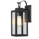 Pia Ricco Outdoor Wall Lights, Matte Black Exterior Fixtures With Clear Glass. Fixed Price $60.44.