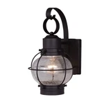 Vaxcel Chatham Light Outdoor Wall Sconce, Black/clear Seeded Glass - OW21861TB. Fixed Price $94.99.