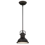 Westinghouse Boswell 1-LIGHT Led Mini Pendant, Oil-rubbed Bronze, Frosted Lens. Fixed Price $31.50.