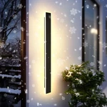 Outdoor Wall Light Led Long Sconce 39.38IN IP65 Waterproof Black Modern .... Fixed Price $72.13.