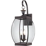 Quoizel OAS8409 Bronze Oasis 3-LIGHT 23"H Outdoor Wall Sconce With Clear Glass. Fixed Price $239.99.