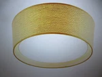 Wingbo 20 In. 5-LIGHT Drum Flush Mount, Flaxen Finish. Fixed Price $89.95.