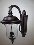 Z-lite Armstrong Bronze Outdoor Hardwired Lantern Wall Sconce 534M-RBRZ. Fixed Price $143.96.