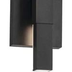Kichler Nocar Outdoor Wall Light, Small, Black/acrylic Etched - 59143BKT. Fixed Price $319.99.