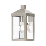 Livex Lighting 20581 Nickel Nyack Single 11"H Outdoor Wall Sconce. Fixed Price $239.96.