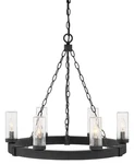 Hinkley Lighting 29206 Sawyer 120V 24"W Open Air Outdoor - Black. Fixed Price $899.00.
