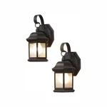 Hampton Bay 10.5 In. 1-LIGHT Bronze Outdoor Wall Fixture Sconce With Seede. Fixed Price $27.05.