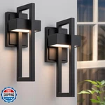 Easyusahome 2-PACK Modern Outdoor Wall Lights 15W Led Exterior Lighting. Fixed Price $131.23.