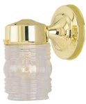 New Boston Harbor 6328041 Porch Jelly Jar Light Fixture Wall Lantern Brass. Fixed Price $10.39.