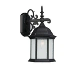 Capital Lighting Main Street 1 Wall Lantern, Black - 9833BK. Fixed Price $126.00.