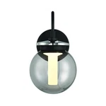Eurofase Caswell Light 8" Led Sconce, Black/smoke 47196-018. Fixed Price $176.00.