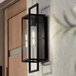 Jericho Modern Outdoor Wall Light Fixture Textured Black 19" For Exterior Barn. Fixed Price $199.99.