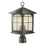 Home Decorators Collection Brimfield 3-LIGHT Outdoor Aged Iron Post. Fixed Price $124.01.