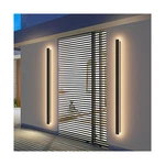 Pack 47.2IN Long Outdoor Led Wall Lights IP65 Waterproof Black Modern Exter.... Fixed Price $243.57.