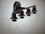 Pia Ricco 23.09 In. 4-LIGHT Oil Rubbed Bronze Vanity Lights Bathroom Wall. Fixed Price $39.95.