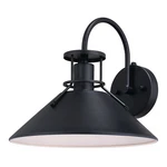 Vaxcel Canton 12" Outdoor Wall Light, Matte Black/glossy White - T0748. Fixed Price $112.99.