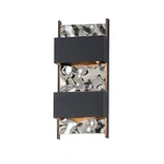 ET2 E30262-125BK Coulee Led Outdoor Wall Light-black 14.5"H. Fixed Price $264.00.