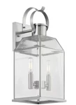 Progress Lighting Canton Heights 2-LIGHT 18 Silver Outdoor Wall Lamp. Fixed Price $75.00.
