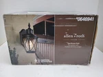 Allen + Roth Castine Aged Bronze Clear-seeded Motion Activated Wall Lantern-new. Fixed Price $109.99.
