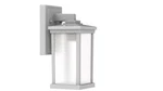 Textured White One Light Outdoor Wall From The Resilience Lanterns. Fixed Price $73.80.