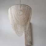 Beaded Pendant Light,sea Chandelier Home Decor. Fixed Price $200.00.