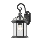 Z-lite Annex Black Outdoor Hardwired Lantern Wall Sconce With No Bulbs Included. Fixed Price $27.99.