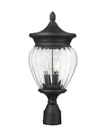 Z-lite 5016PHMR Davina 3 Light 21" Tall Marine Grade Post Black. Fixed Price $210.80.
