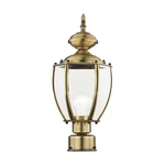 Livex Lighting 2009 Outdoor Basics 15-3/4"H Post Brass. Fixed Price $177.96.