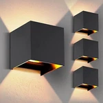 4-PACK Led Outdoor Wall Mount Lights Exterior/interior, Square Modern Sc.... Fixed Price $124.92.