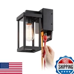 Mirrea 11 Classic Outdoor Wall Sconce Built-in Gfci Outlet Light Matte. Fixed Price $71.98.