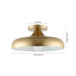 Safavieh Willet 13.25" Flush Mount, Reduced Price 2172766959 FLU4096A. Fixed Price $44.00.