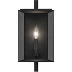 Kichler Kroft 14" Outdoor Wall Light, Textured Black/clear - 59131BKT. Fixed Price $364.99.