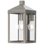 Livex Lighting Nyack Outdoor Wall Lantern Nickel. Fixed Price $262.20.
