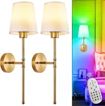 Depuley Battery Operated Wall Sconce: Set Of 2 Wireless Lights With 10000MA. Fixed Price $43.99.