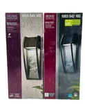 Two Home Decorators Collection 14 In. Bronze Patina Led Outdoor Wall Lanterns. Fixed Price $59.99.