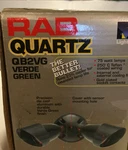 Rab, Quartz Bullet Flood Lamp, 75W, QB2VG, Green, Open Box. Fixed Price $56.00.