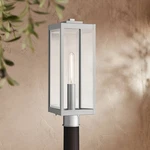 Quoizel Westover 20 1/2" High Silver Outdoor Post Light. Fixed Price $249.99.