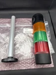 Allen-bradley 855TE-B24 Stack Lights Tower Red Orange Green W/ Post Used. Fixed Price $128.99.