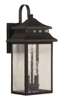 Craftmade ZA3114 Crossbend 2 Light 19" Tall Outdoor Wall Sconce - Dark Bronze. Fixed Price $136.00.