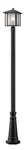Aspen 1-LIGHT Outdoor Post Mounted Fixture In Black. Fixed Price $734.00.