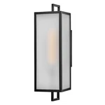 Lark Halden 1 Light Large Outdoor Wall Mount Lantern, Black/etched - 82075BK. Fixed Price $204.00.