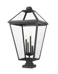 Z-lite 579PHXLXS-SQPM Talbot 4 Light 37" Tall Marine Grade Black. Fixed Price $1146.00.