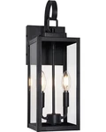 Beslowe 18" Outdoor Wall Fixture, 2-LIGHT Street Black (9046S). Fixed Price $49.06.