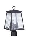 Craftmade ZA4115 Armstrong 3 Light 16" Tall Outdoor Single Head - Midnight. Fixed Price $125.90.