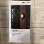 Portfolio Matte Black Wall Mount Outdoor Deck Light Weather Resistant. Fixed Price $25.00.